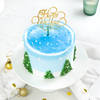 Gift New Year Celebrations Cream Cake