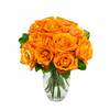 One Dozen Orange Roses