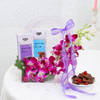 Buy Orchid Elegance and Chocolate Indulgence Ensemble