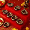 Buy Paisley Shaped Clay Diyas - Set of 8