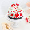 Passionate Heart Semi-Fondant Cake (1 Kg)