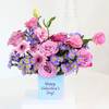 Gift Pastel Love Valentine's Day Blooms Box
