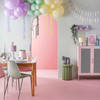 Pastel Wave Tassel Birthday Balloons Arrangement