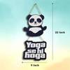 Buy Peaceful Panda Yoga Wall Hanging