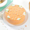 Peach Cream Vanilla Cake