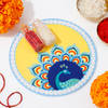 Peacock Elegance Tikka Thali Set For Bhai Dooj