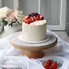 Pearl-Kissed Berry Delight Cake (500 Gm)