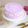 Pearls And Flowers Women's Day Cake