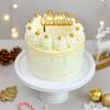 Pearlwhirl Merry Christmas Luxe Cake