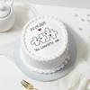 Shop Perfect Match Personalized Anniversary Photo Cake (Half Kg)