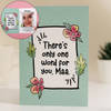 Perfect Mom Mirror Greeting Card