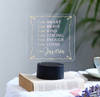 Gift Personalized Affirmation LED Lamp For Women's Day