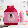 Personalized Ballerina Bag And Bottle Set - Pink