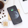 Personalized Bamboo Wireless Charger - Square