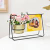 Gift Personalized Birthday Celebration Swinging Metal Planter
