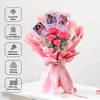 Gift Personalized Birthday Magnets And Blooms Bouquet