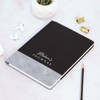 Gift Personalized Black PU Leather Journal Valentine's Day Gift