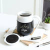 Gift Personalized Black Steel Mug For Valentine's Day