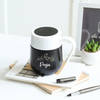 Shop Personalized Black Steel Mug For Valentine's Day