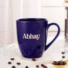 Gift Personalized Blue Ceramic Mug