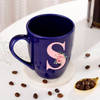 Gift Personalized Blue Ceramic Mug