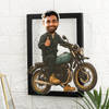 Gift Personalized Born To Ride Caricature