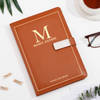 Shop Personalized Brown Diary And Pen Combo