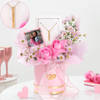 Personalized Burst Of Pink Hamper