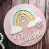 Shop Personalized Charming Rainbow Nameplate