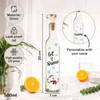 Gift Personalized Christmas Cheer Glass Bottle