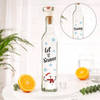 Personalized Christmas Cheer Glass Bottle