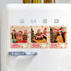 Shop Personalized Christmas Fridge Magnets Bouquet And Cake Hamper