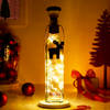 Gift Personalized Christmas Reindeer Light Bottle