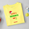 Gift Personalized Christmas T-shirt for Kids- Yellow