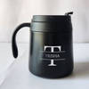 Shop Personalized Classy Black Coffee Flask