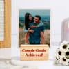 Personalized Couple Goals Achieved Photo Stand