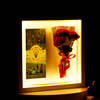 Buy Personalized Crochet Roses LED Frame Valentine's Day Gift