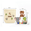 Buy Personalized Cute Animals DIY Painting Fridge Magnet Kit For Kids - Set Of 3