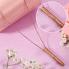 Personalized Cylindrical Pendant Chain