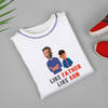Gift Personalized Dad And Son Caricature T-shirts
