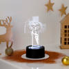 Gift Personalized Divine Cross Christmas LED Lamp - Black Base