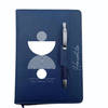 Gift Personalized Elegant Blue Diary And Pen Gift Combo For Her