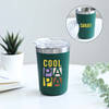 Personalized Father's Day Green Tumbler