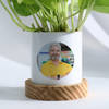 Gift Personalized Father's Day Money Plant With Ceramic Planter