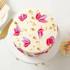 Shop Personalized Floral Birthday Cake With Tag