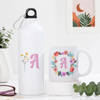 Personalized Floral Hydration Gift Combo