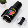 Shop Personalized Flowery Black Tumbler