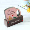 Personalized Foodie Love Quotes Coasters with Stand Online