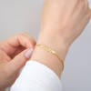 Buy Personalized Gold Box Chain Bracelet For Women