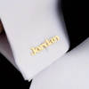 Shop Personalized Gold Name Cufflinks